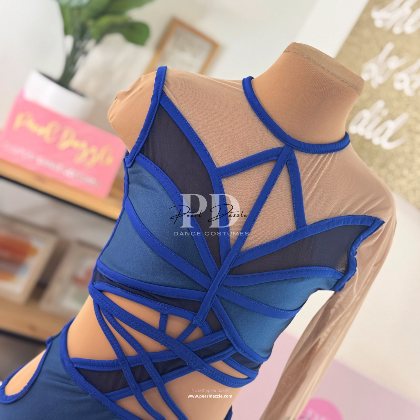 Ready to ship -(8-10/CL)Navy Blue Contemporary Costume