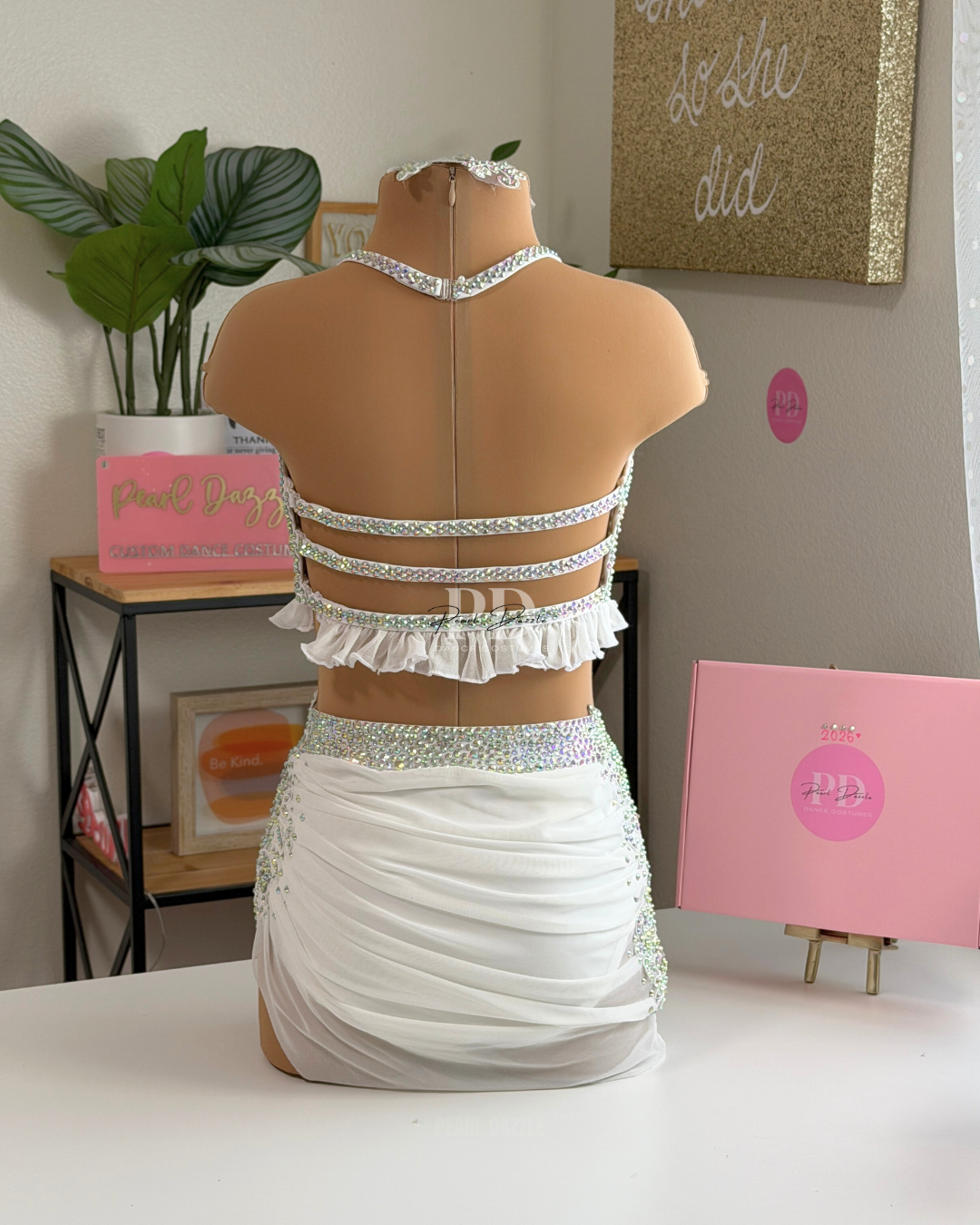 Ready to Ship – AXXS/AXS Ivory Diamond Lyrical / Contemporary Dance Costume