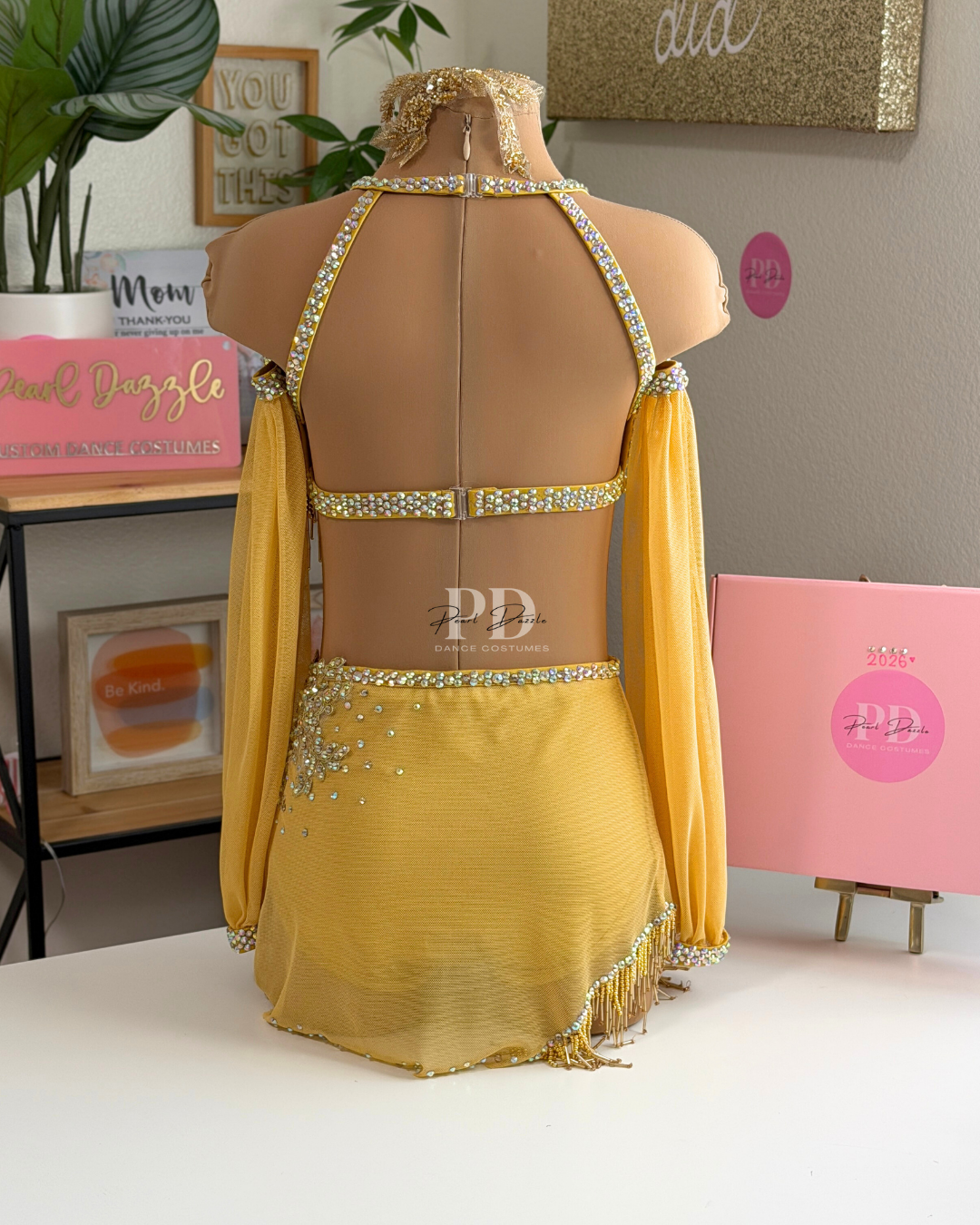 Ready to ship -CM(6-8Y)-Yellow/Gold Lyrical / Contemporary Costume