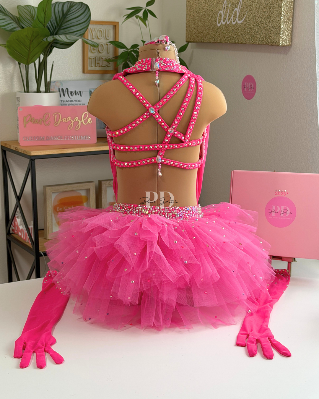 Ready to Ship – CS (5–6Y) Hot Pink Princess Sparkle Tutu Jazz Costume