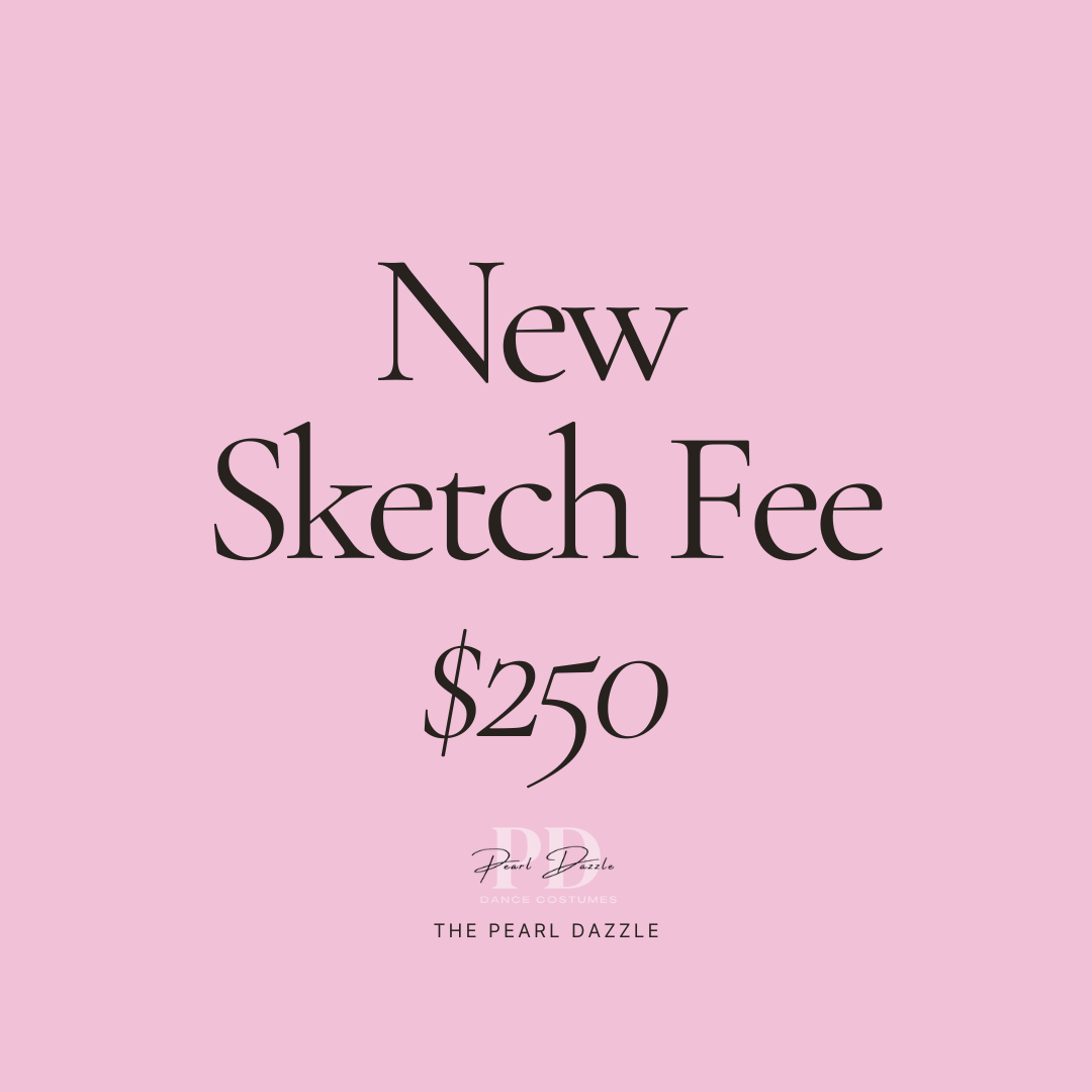 New Sketch Fee ( non-refundable) - Pearl Dazzle