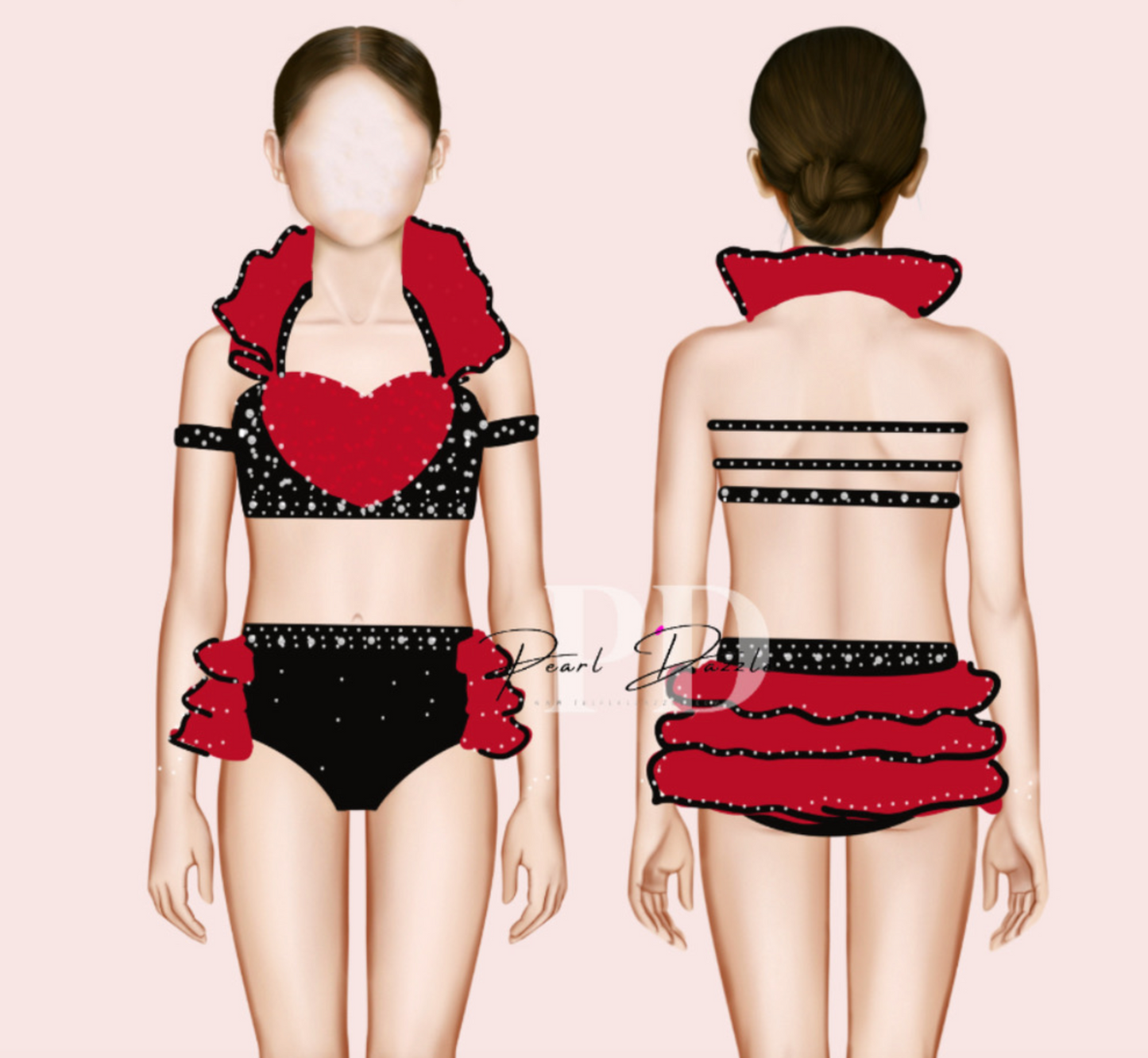 #2081 - 9.16 Heartburn Jazz Costume