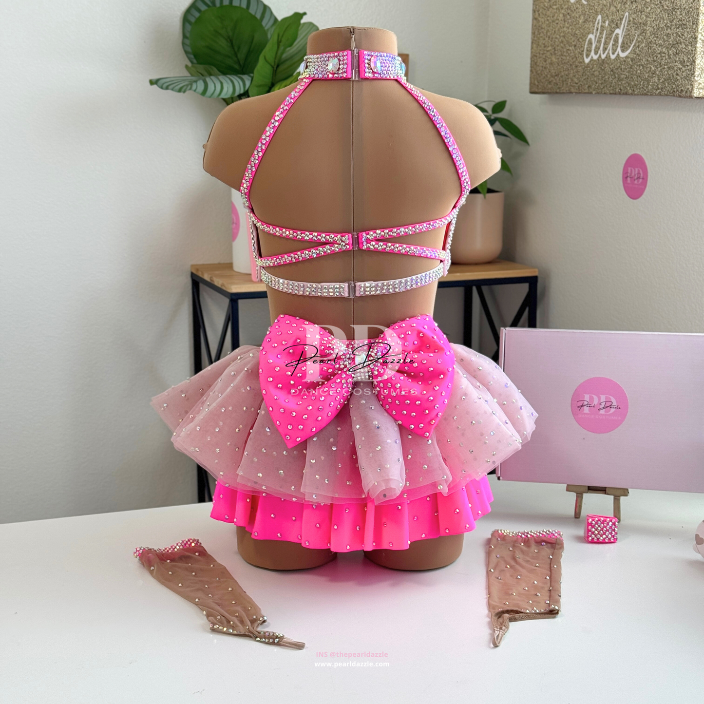 【Kelly D-3.31】Double pink 2 pieces Jazz Costume