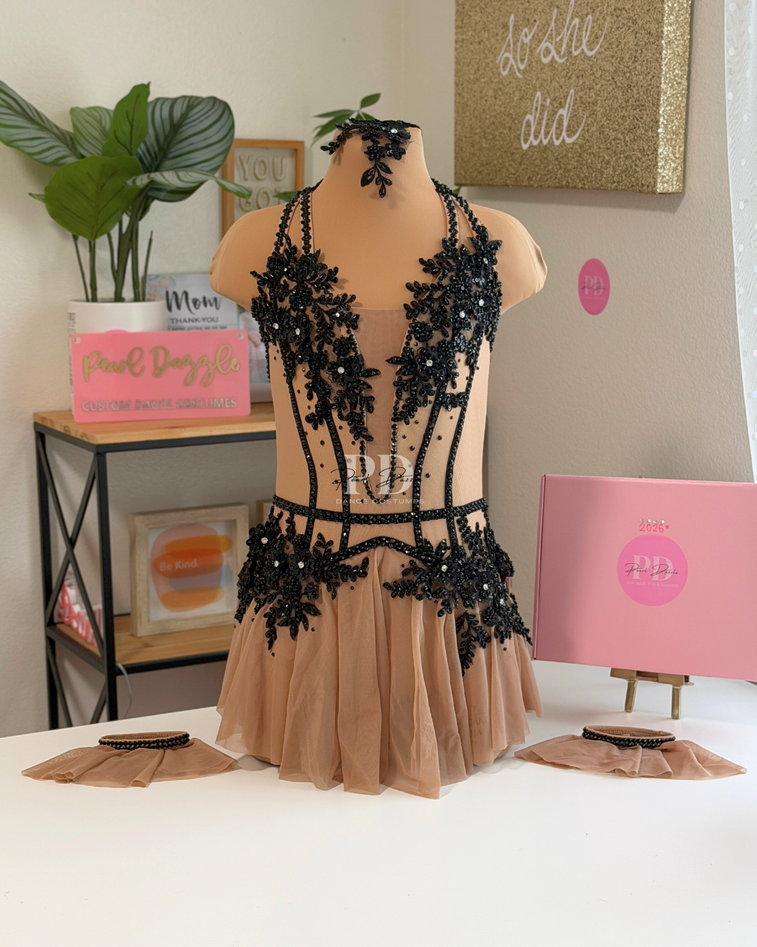 Ready to ship -CL(8-10Y)-Nude/ Black Lyrical / Contemporary Costume