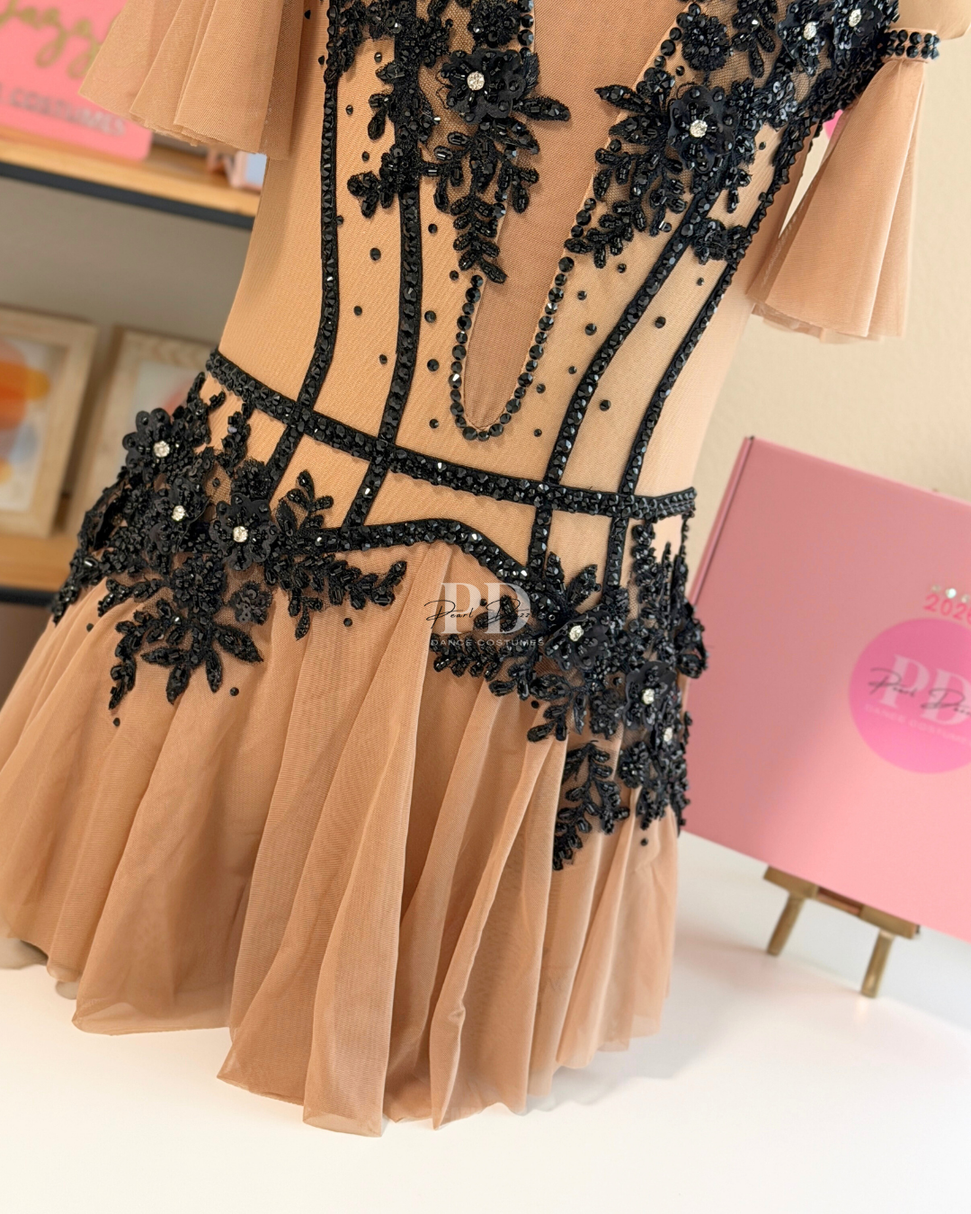 Ready to ship -CL(8-10Y)-Nude/ Black Lyrical / Contemporary Costume