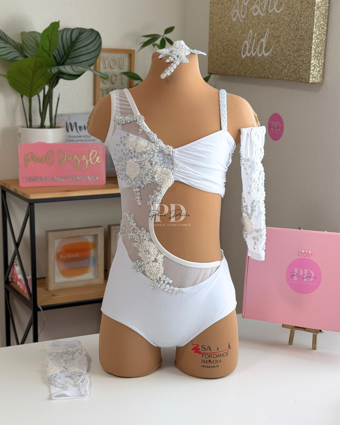 Ready to Ship – CL/CXL (Ages 9–11) Ivory Pearl Lyrical / Contemporary Costume