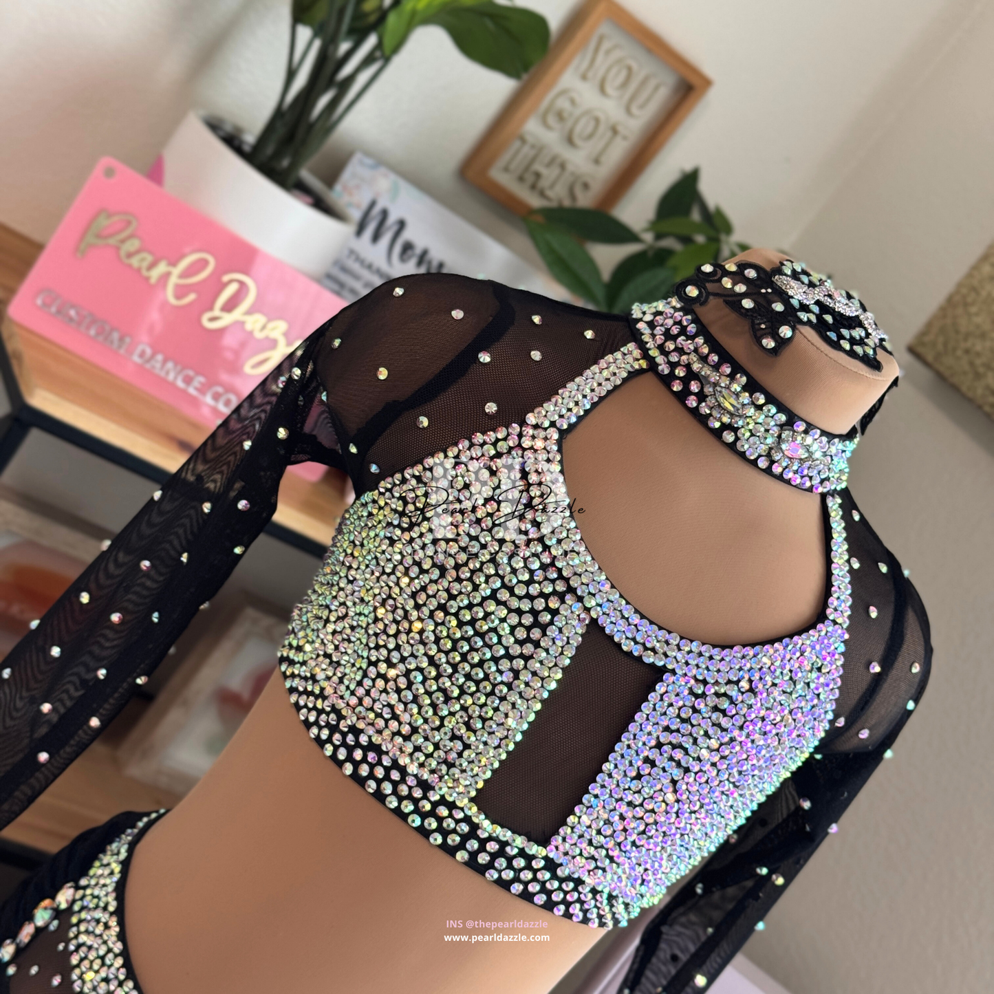 Ready to ship -CM（6-8Y）-Black Diamond Lyrical/Contemporary Dance Costume