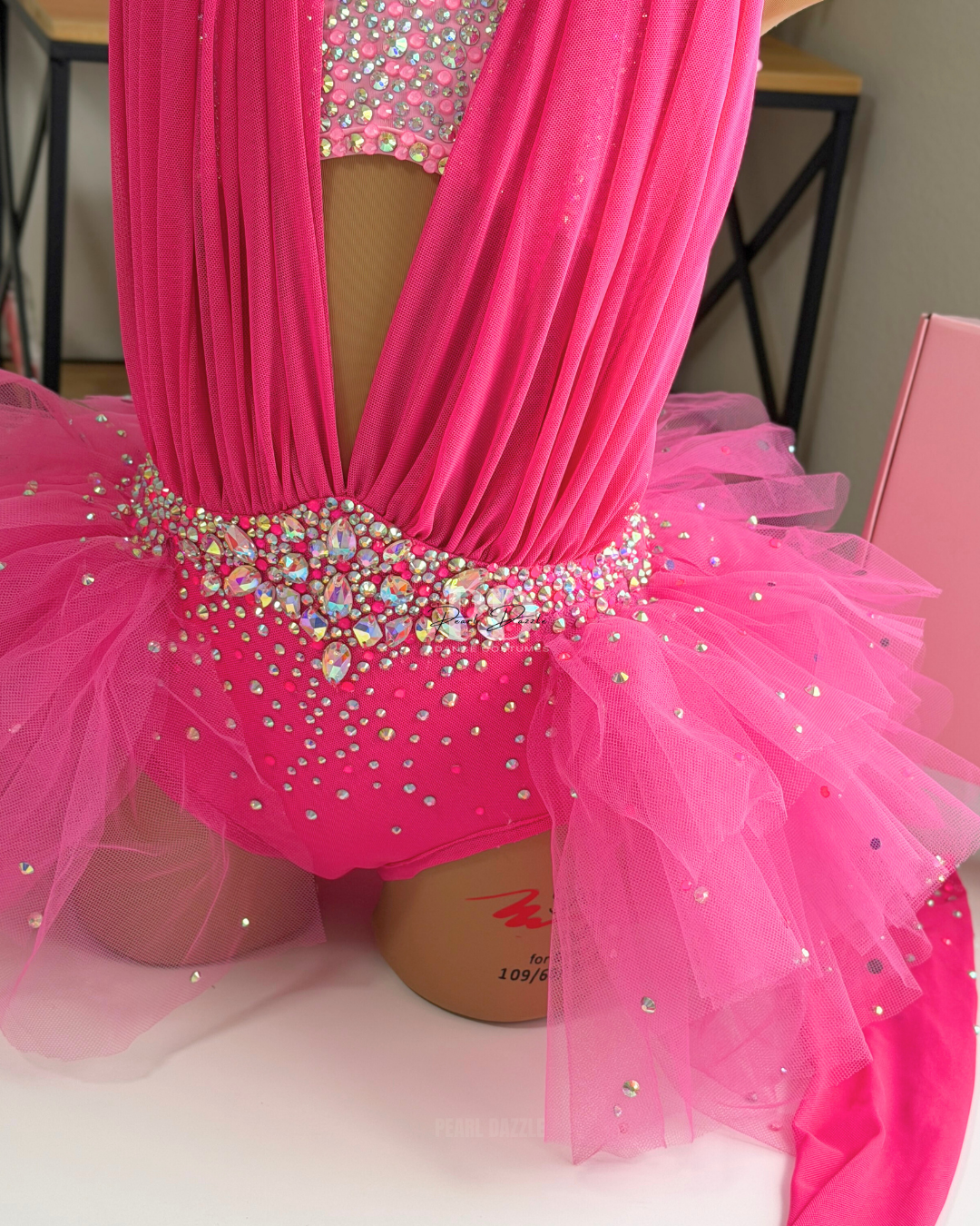Ready to Ship – CS (5–6Y) Hot Pink Princess Sparkle Tutu Jazz Costume