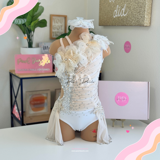 Ready to ship -CM（6-8Y）-Floral Glory Lyrical Dance Costume