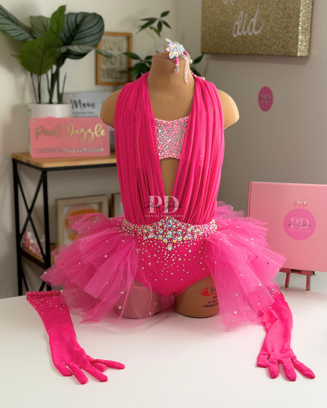 Ready to Ship – CS (5–6Y) Hot Pink Princess Sparkle Tutu Jazz Costume