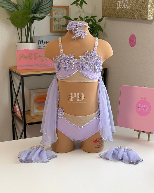 Ready to Ship – CXS/S (5–6Y) Purple Lavender Princess Lyrical Costume