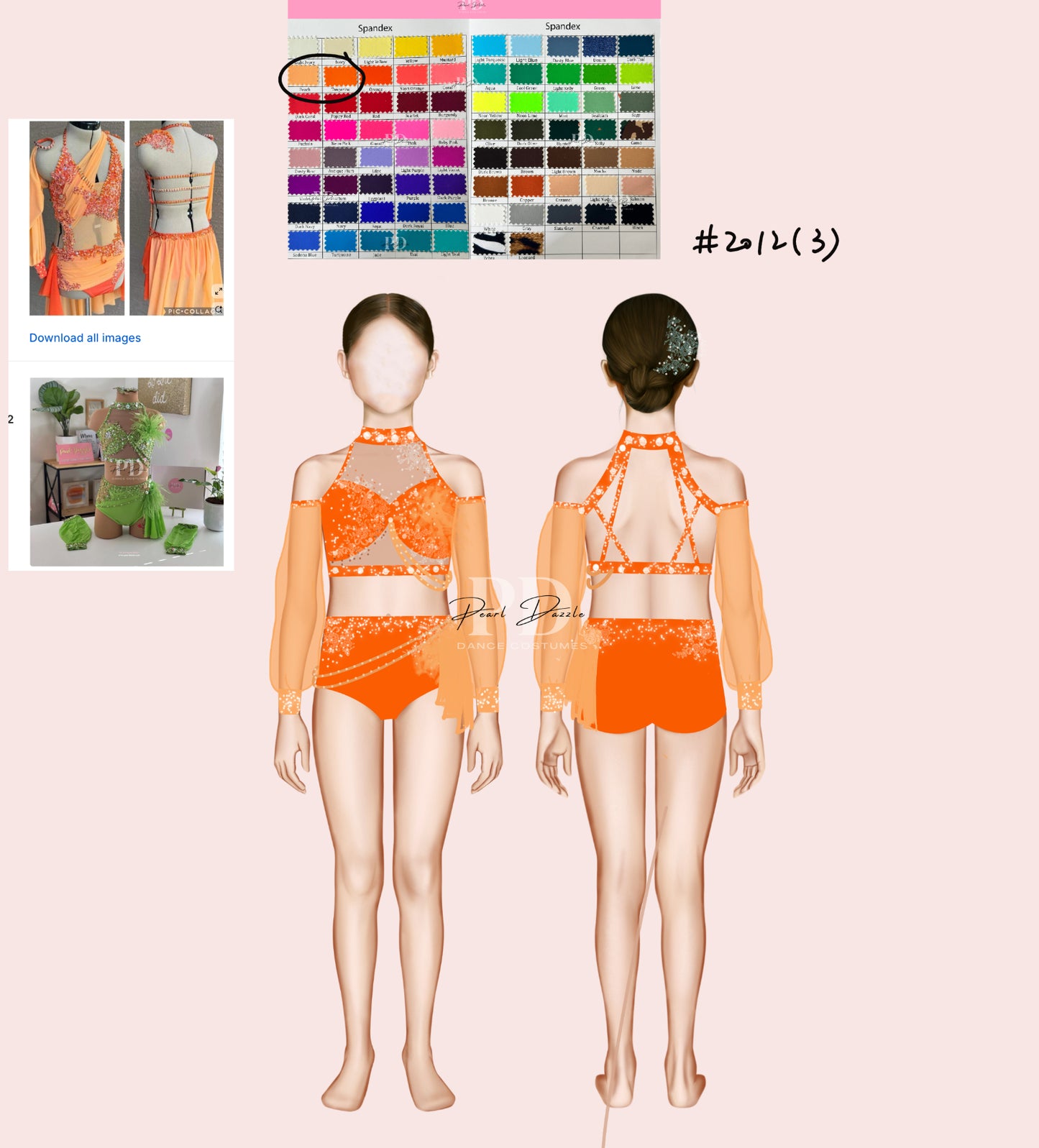 #2012(3) Booking – 10.16 2-3 oranges costume