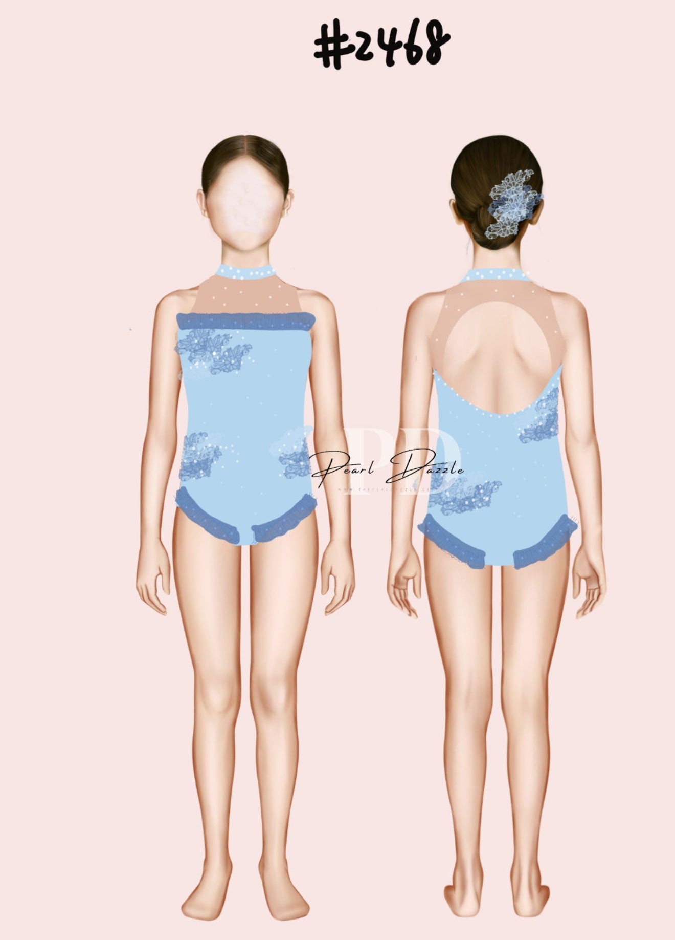 #2468 #1861 Booking – 10.15 Light blue costume