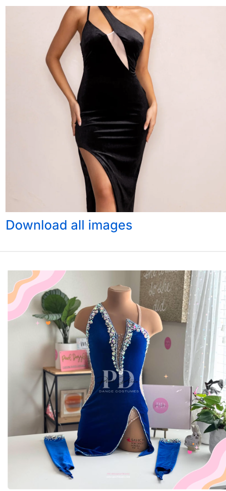 #2012(2) Booking – 10.16 Black velvet costume