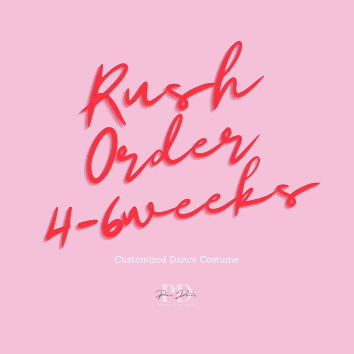 Rush 4-6 Weeks -Customized Dance Costume