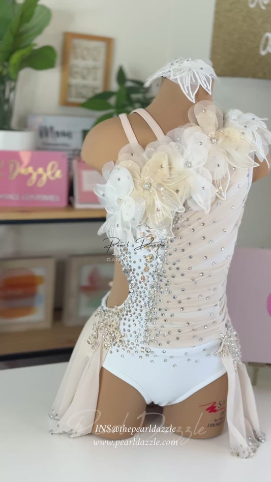 Ready to ship -CM（6-8Y）-Floral Glory Lyrical Dance Costume